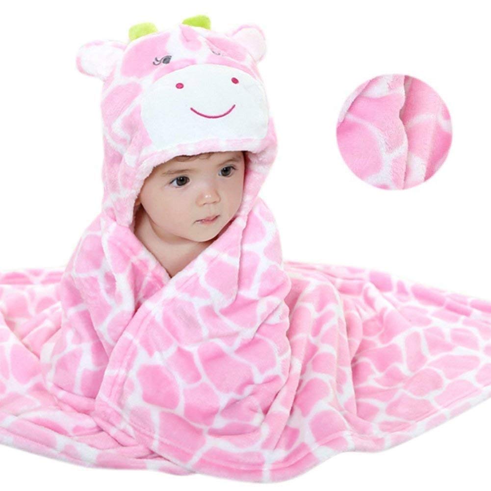 Vauwmsr baby hooded blanket size-25-6x39-4 shows ample wrap for naps