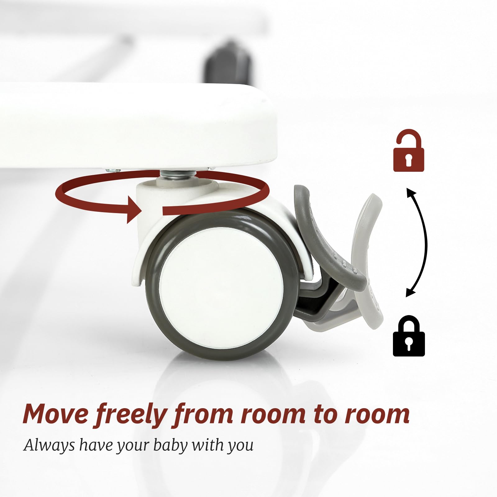 VaVaSoo bedside bassinet in a cozy room setup for convenient nighttime care.