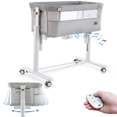 VaVaSoo electric bassinet rocking motion for calmer sleep.