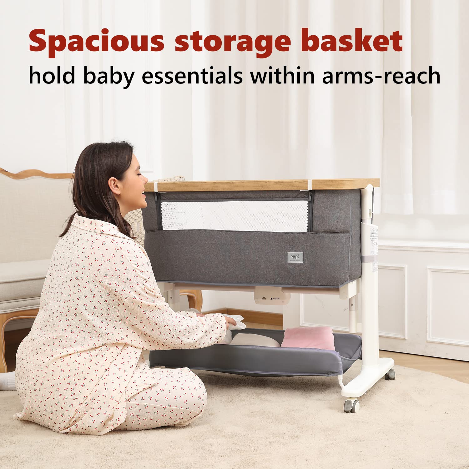 VaVaSoo five-height levels adjustable to align with bed height safely.