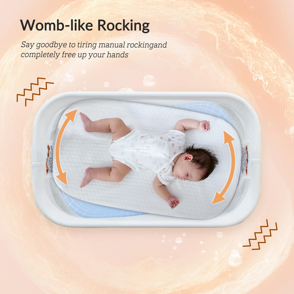 VaVaSoo three speed rocking controls for customizable soothing