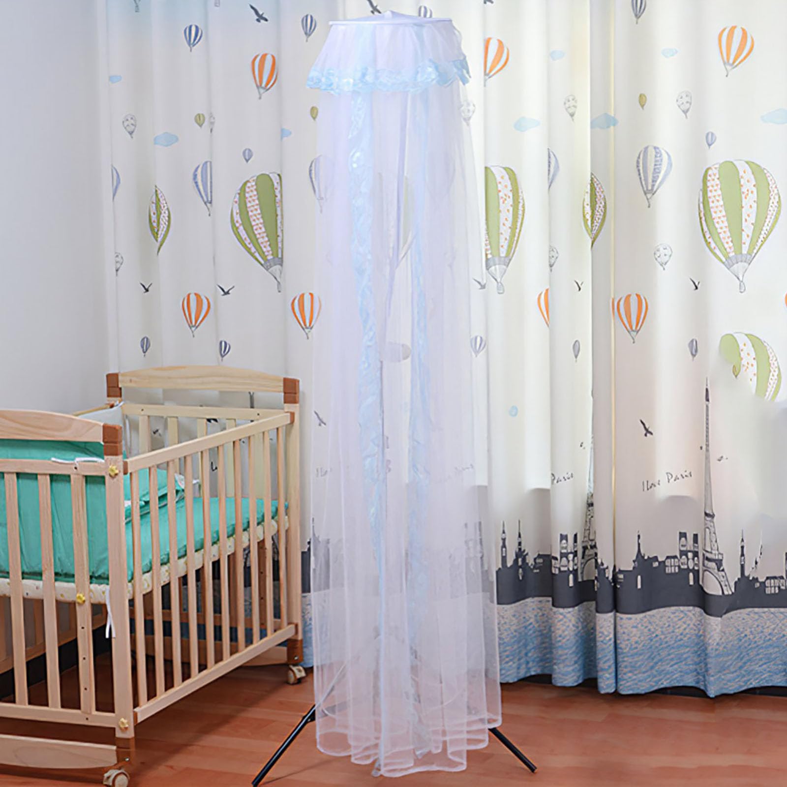 Vawolecy universal crib net dome assembly easy setup for busy parents