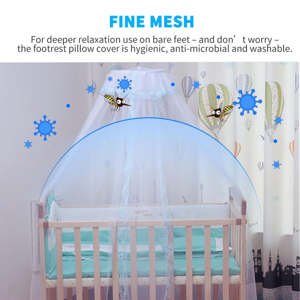 Vawolecy universal crib net dome safe-sleep scene for baby