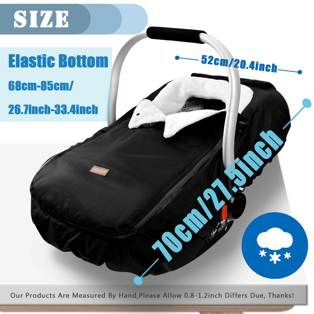 Vaxaape cover with elastic bottom fits car seats securely