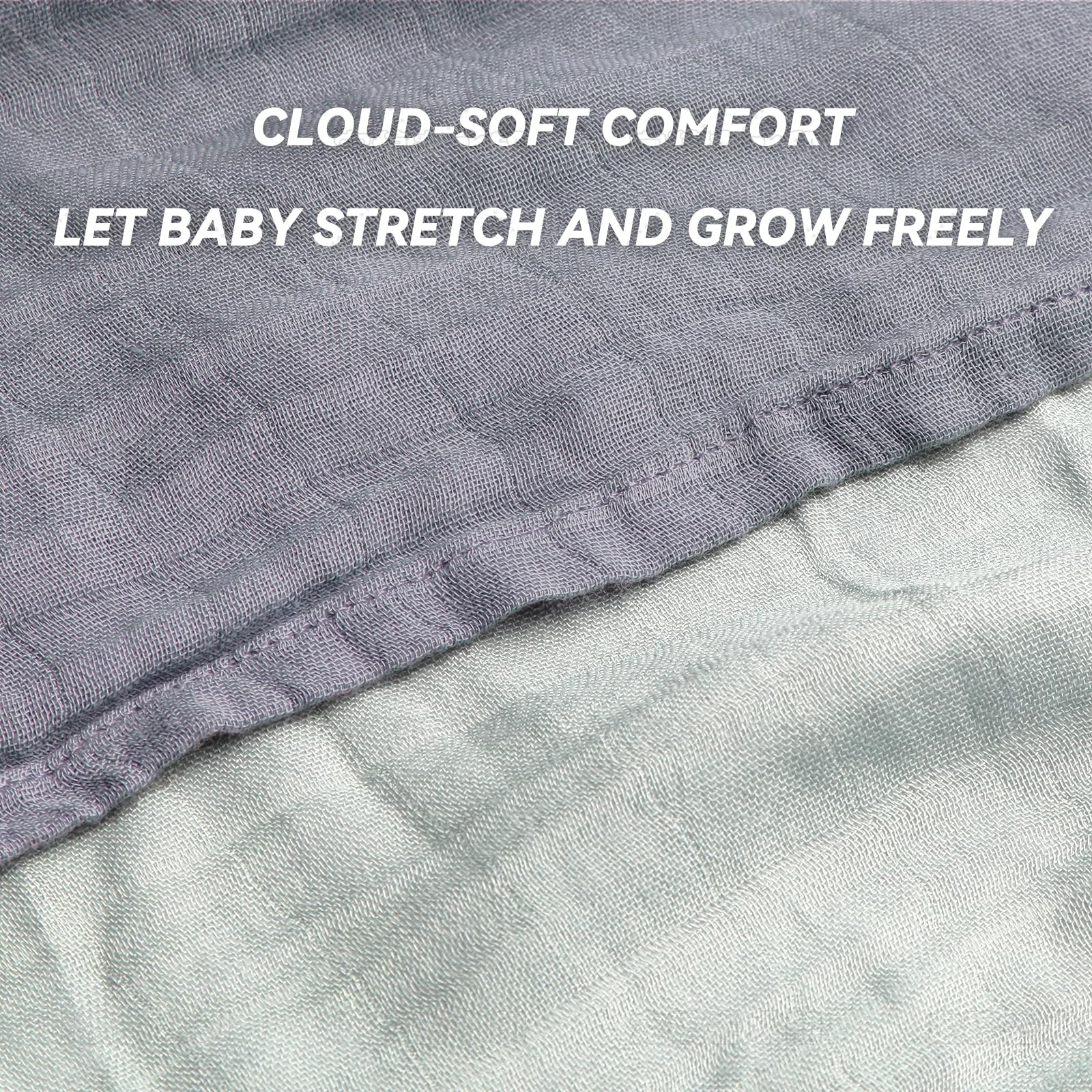 Vaytong Muslin Swaddle blanket — multi-use design ideal for swaddle, nursing cover, or stroller shade.