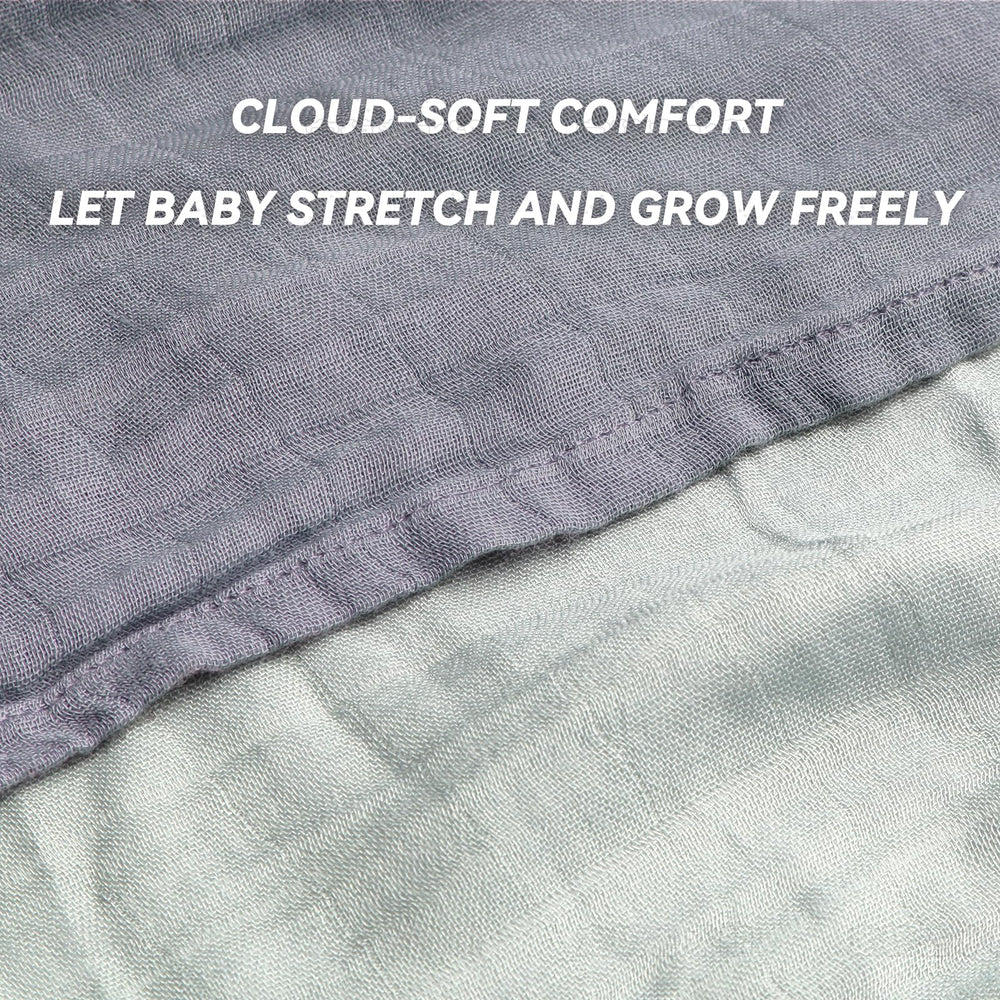 Vaytong Muslin Swaddle blanket — multi-use design ideal for swaddle, nursing cover, or stroller shade.