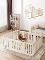 VBABY playpen two-door design supports safe access and flexible layout.