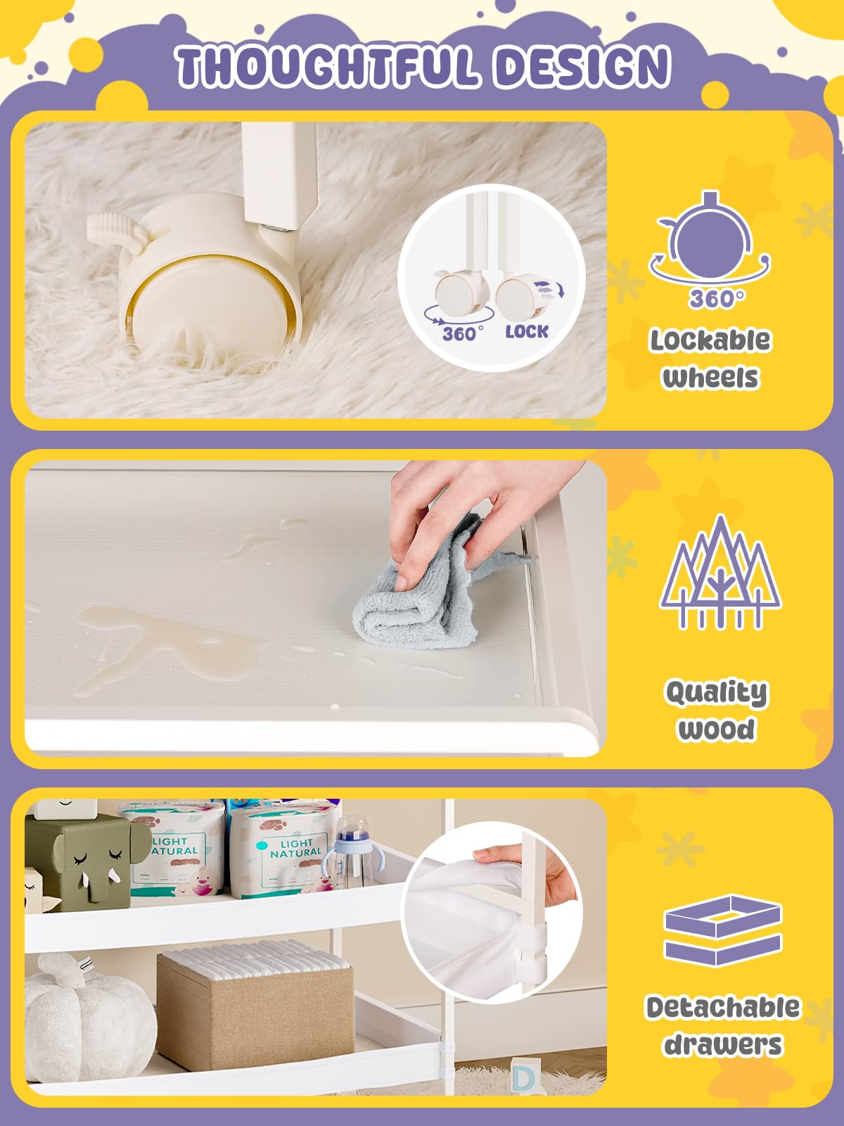 VBABY foldable-table-cpc-certified-safety ensures infant-furniture safety standards are met.