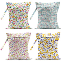 VBCVBGFH wet bag 4-pack display colorful floral pattern for travel organization.