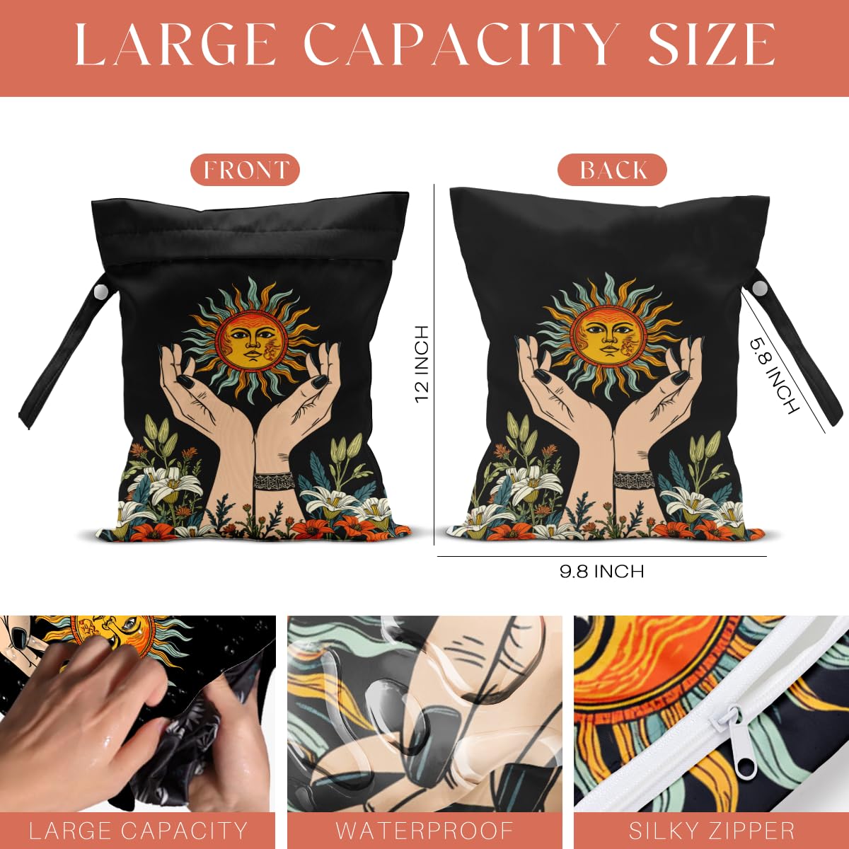 VBCVBGFH boho-inspired design suitable for beach and gym use.
