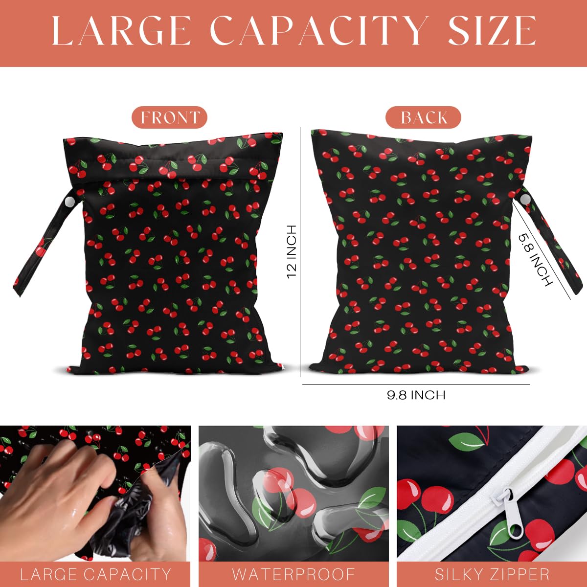 VBCVBGFH travel organizer bag fits clothes, toiletries, and gadgets