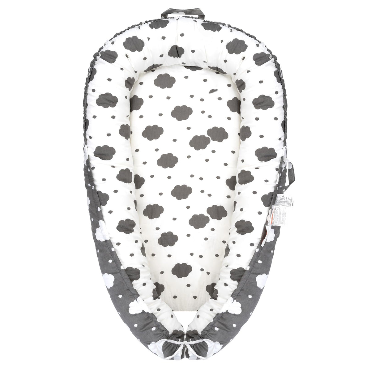 VCVOIP baby lounger with organic cotton cover offering cozy newborn support
