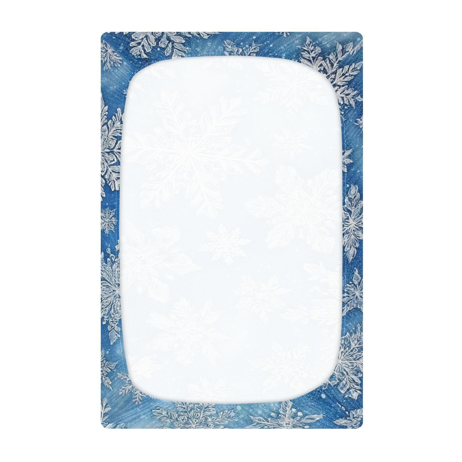 Vdsrup crib sheet S-size 39x27x5in displayed for compact playard compatibility.