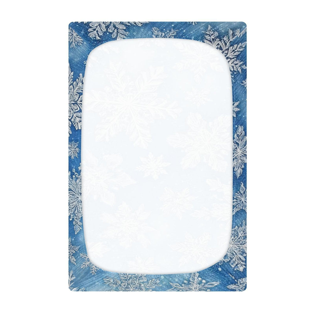 Vdsrup crib sheet S-size 39x27x5in displayed for compact playard compatibility.