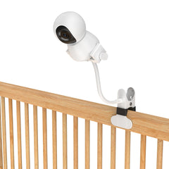 Vebiso upgraded baby monitor mount clip keeps crib setup stable for clear viewing