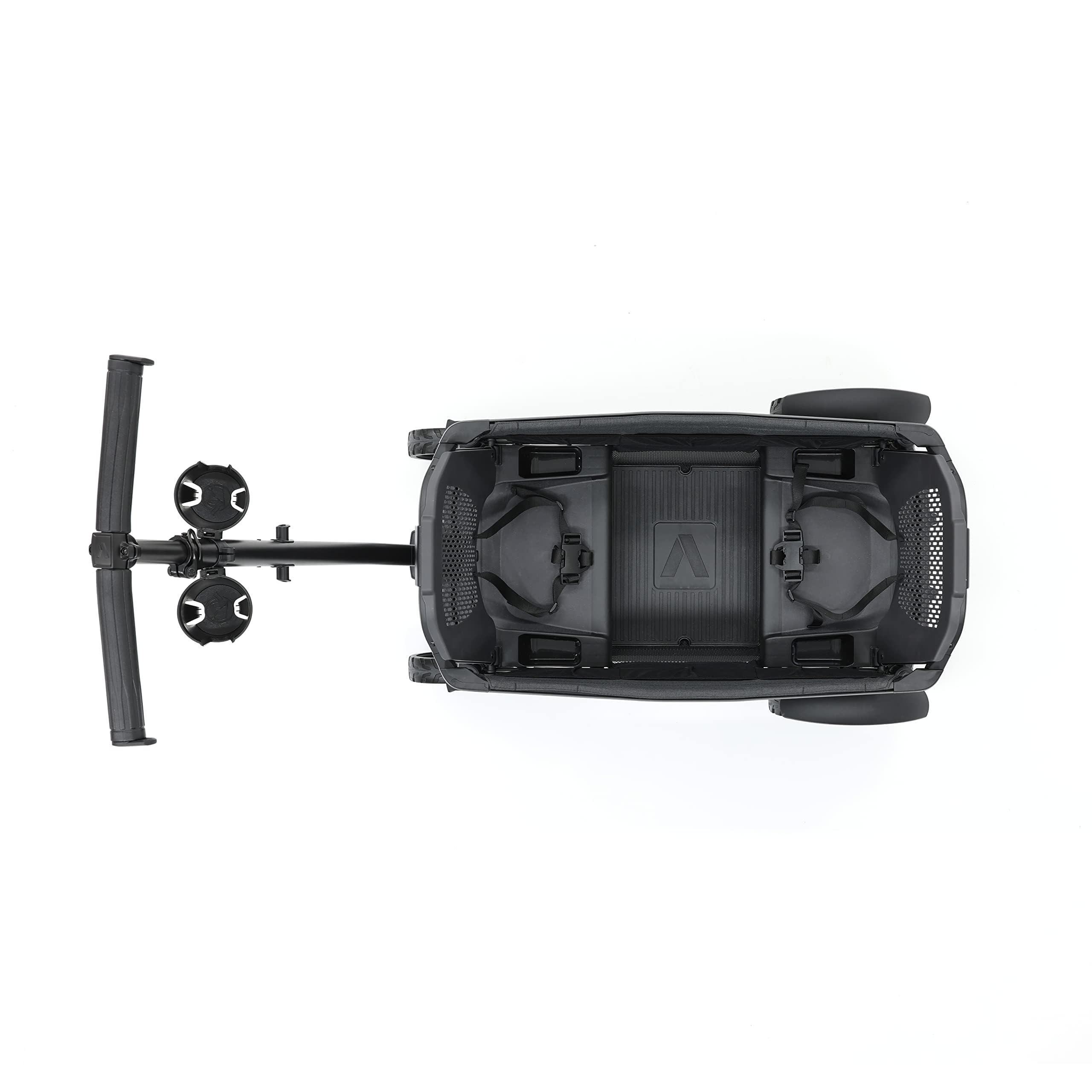 Veer All-Terrain Cruiser in use with two seats for shared family adventures