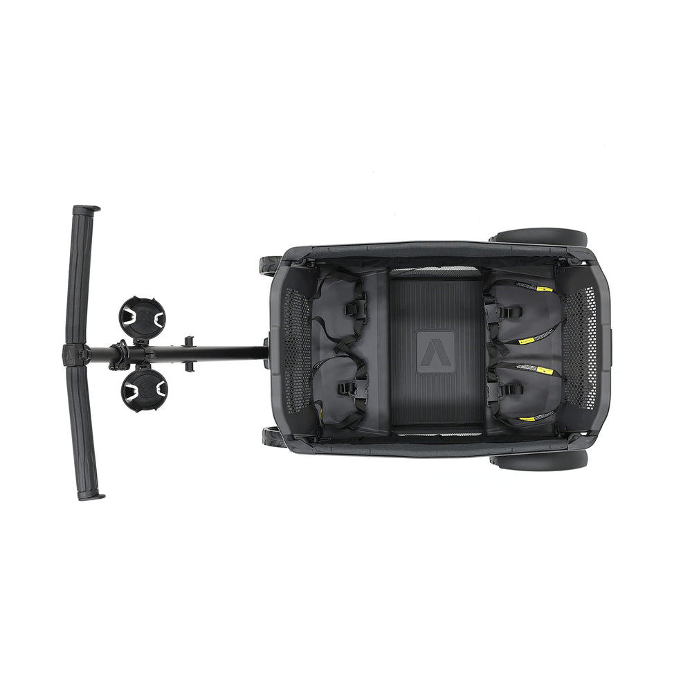 Veer All-Terrain Cruiser XL folded for compact storage in a closet or trunk