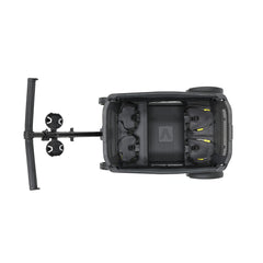 Veer All-Terrain Cruiser XL folded for compact storage in a closet or trunk