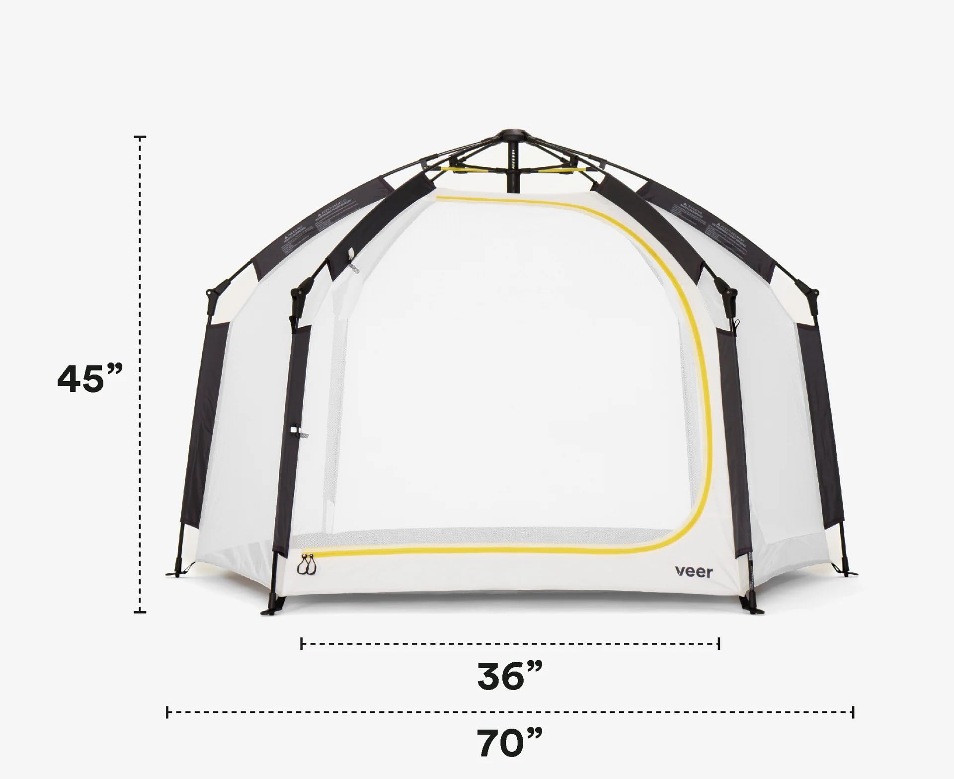 Veer Basecamp XL collapsed storage for easy packing