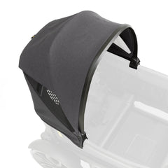 Veer Cruiser 2 Seater with canopy front view provides shaded seating.