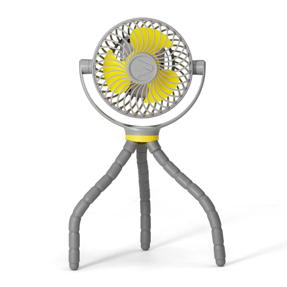 Veer Flex Fan on table provides portable cooling for outings