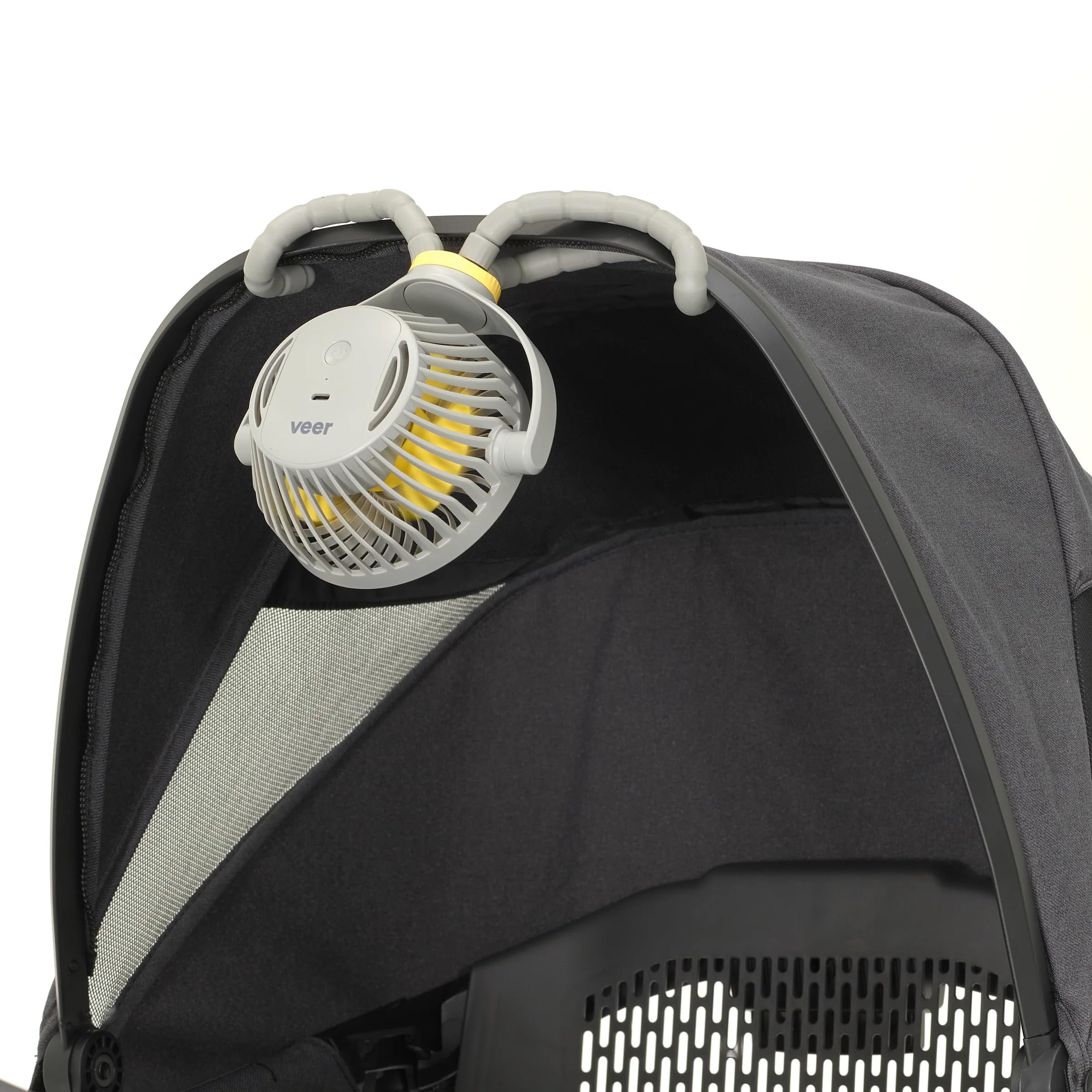 Veer Flex Fan at campsite cooling tents and seating areas