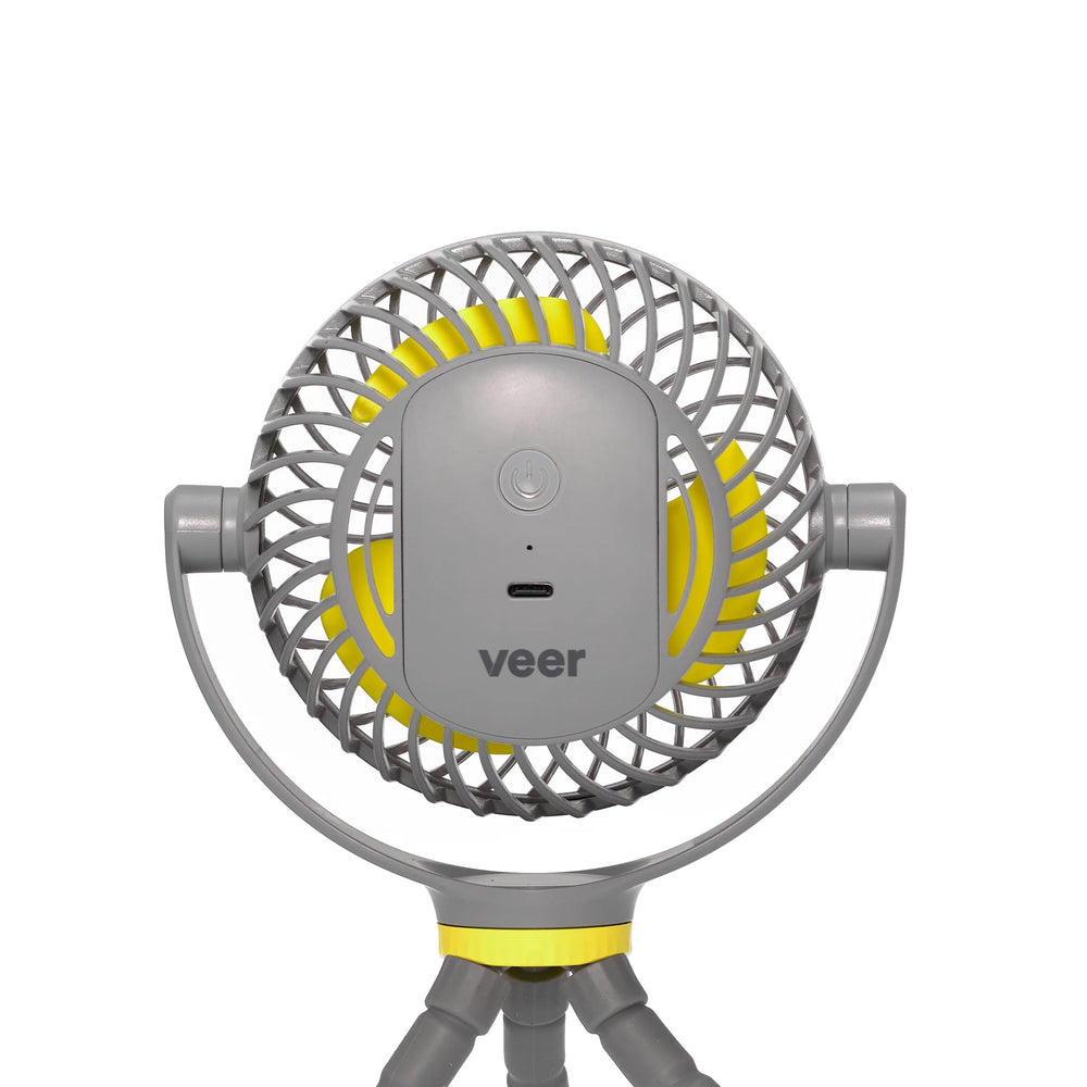 Veer Flex Fan in Turbo mode delivering extra airflow on hot days