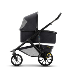 Veer Switchback & Roll frame front and rear suspension absorb bumps for comfort.
