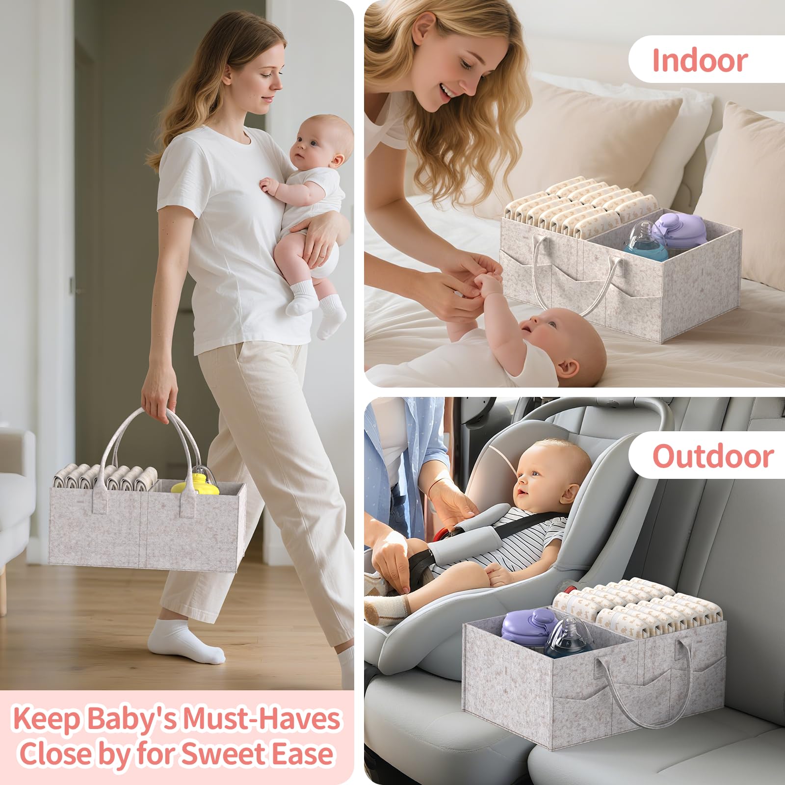 VEESUN included felt bags provide soft-touch organization protection