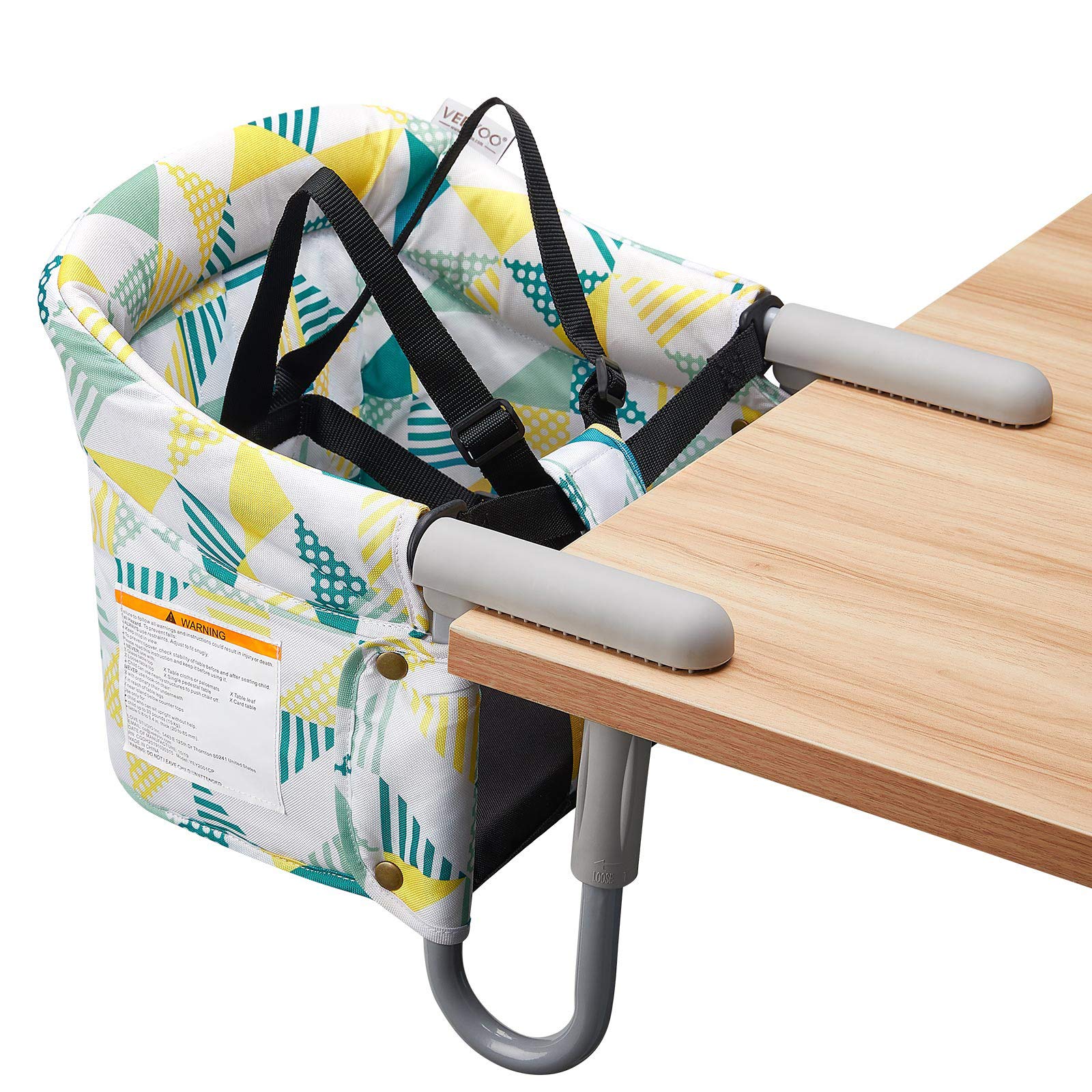 VEEYOO Hook On Chair folded compact for easy storage and travel convenience