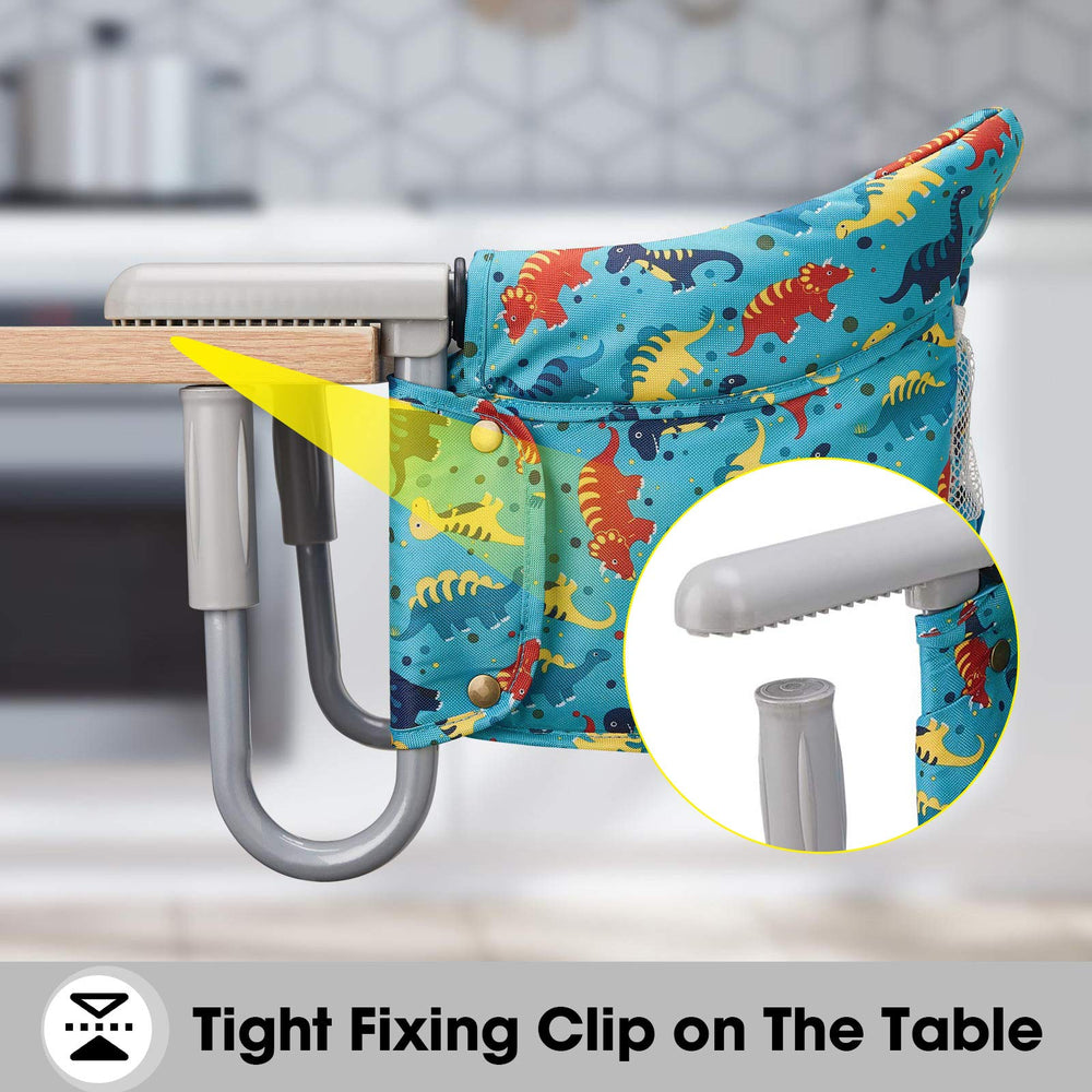 VEEYOO Hook On Chair quick-install enables fast setup during mealtimes.