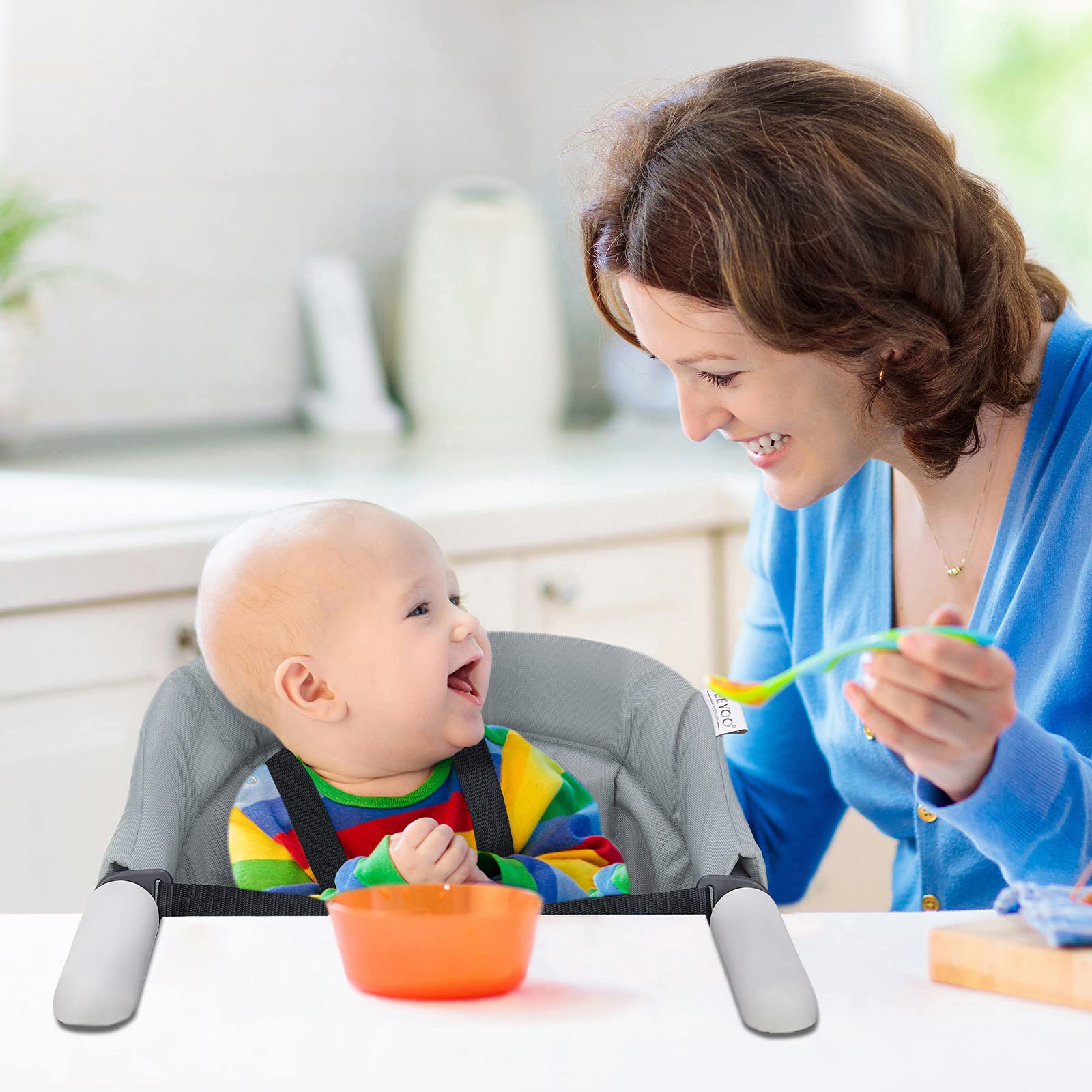 VEEYOO portable feeding seat suits home, travel, and dining out