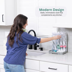 Velakade Baby Bottle Drying Rack base stability ensures anti-tip support during full loads