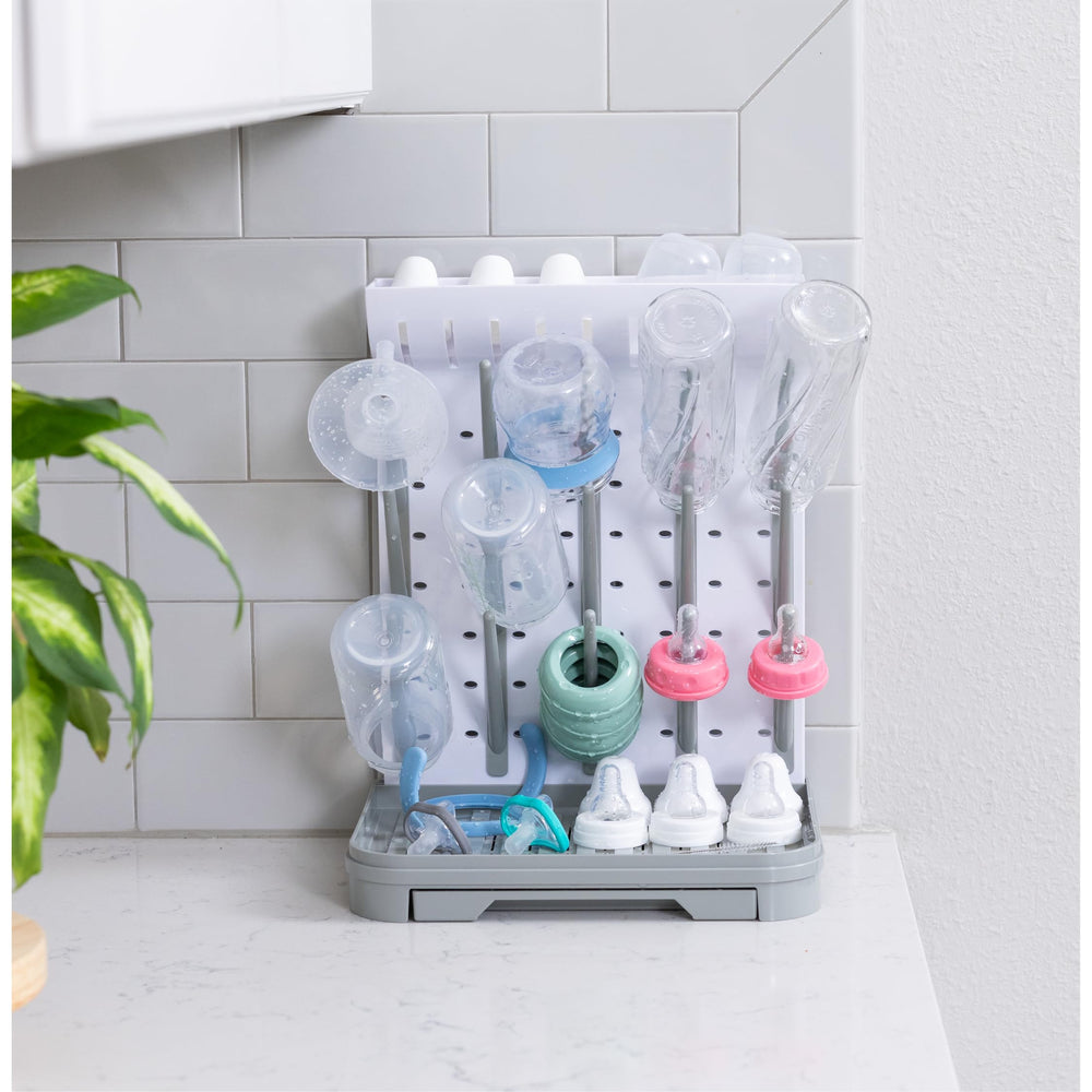Velakade Baby Bottle Drying Rack BPA-free materials provide safe daily use and easy cleaning