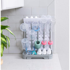 Velakade Baby Bottle Drying Rack BPA-free materials provide safe daily use and easy cleaning