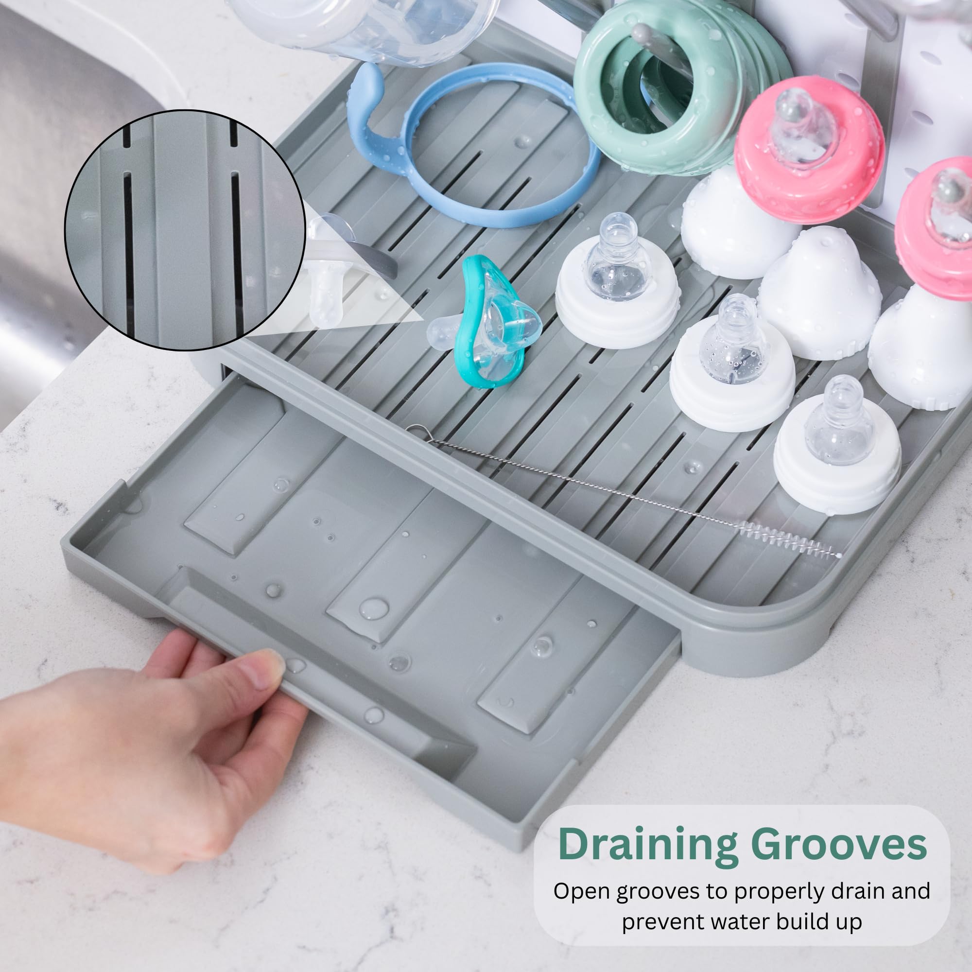 Velakade Baby Bottle Drying Rack easy hand-wash care for hygienic daily setup