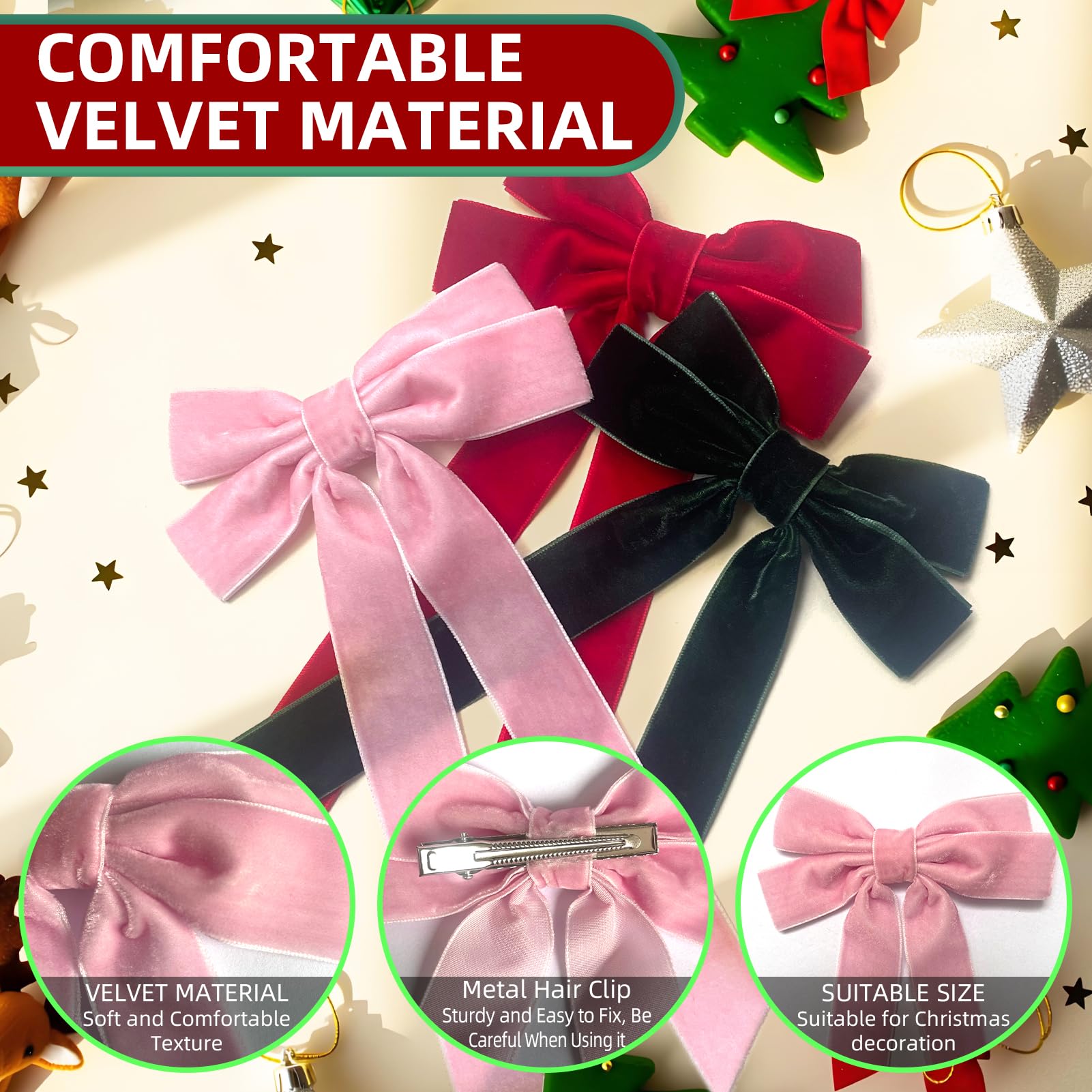 Gift-ready Velvet Bows packaging makes a stylish present for birthdays or holidays