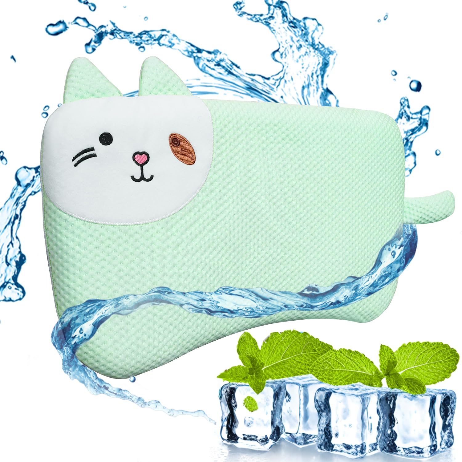 VEMBAP Kid Pillow memory foam closeup showing soft support for kids