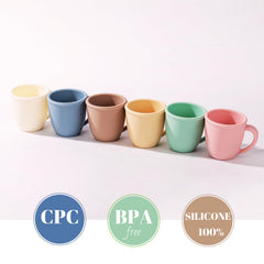 Vemolea silicone baby training cup durable and dishwasher-safe for easy cleaning