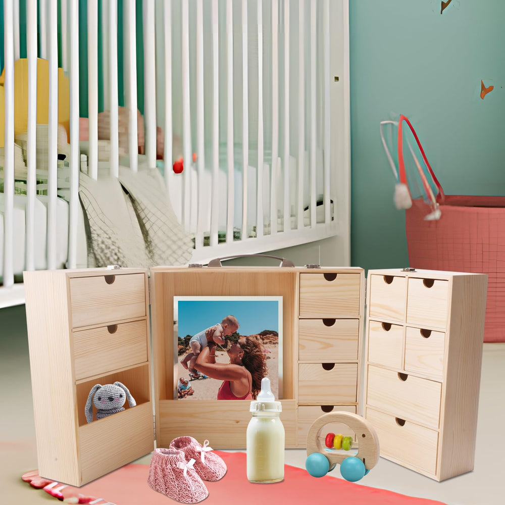 Vencer box stores birth certificate and ultrasound photos securely