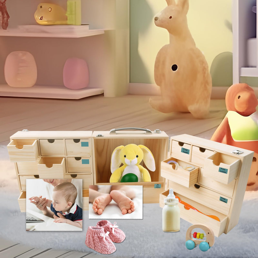 Vencer DIY Baby Keepsake Box makes a thoughtful gift for new parents