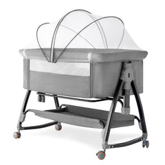 venowu bedside crib 3in1 rocking bassinet shows versatile sleep beside you for caregivers