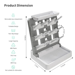 Venuekkuri backboard ventilated drying rack shows airflow for faster drying