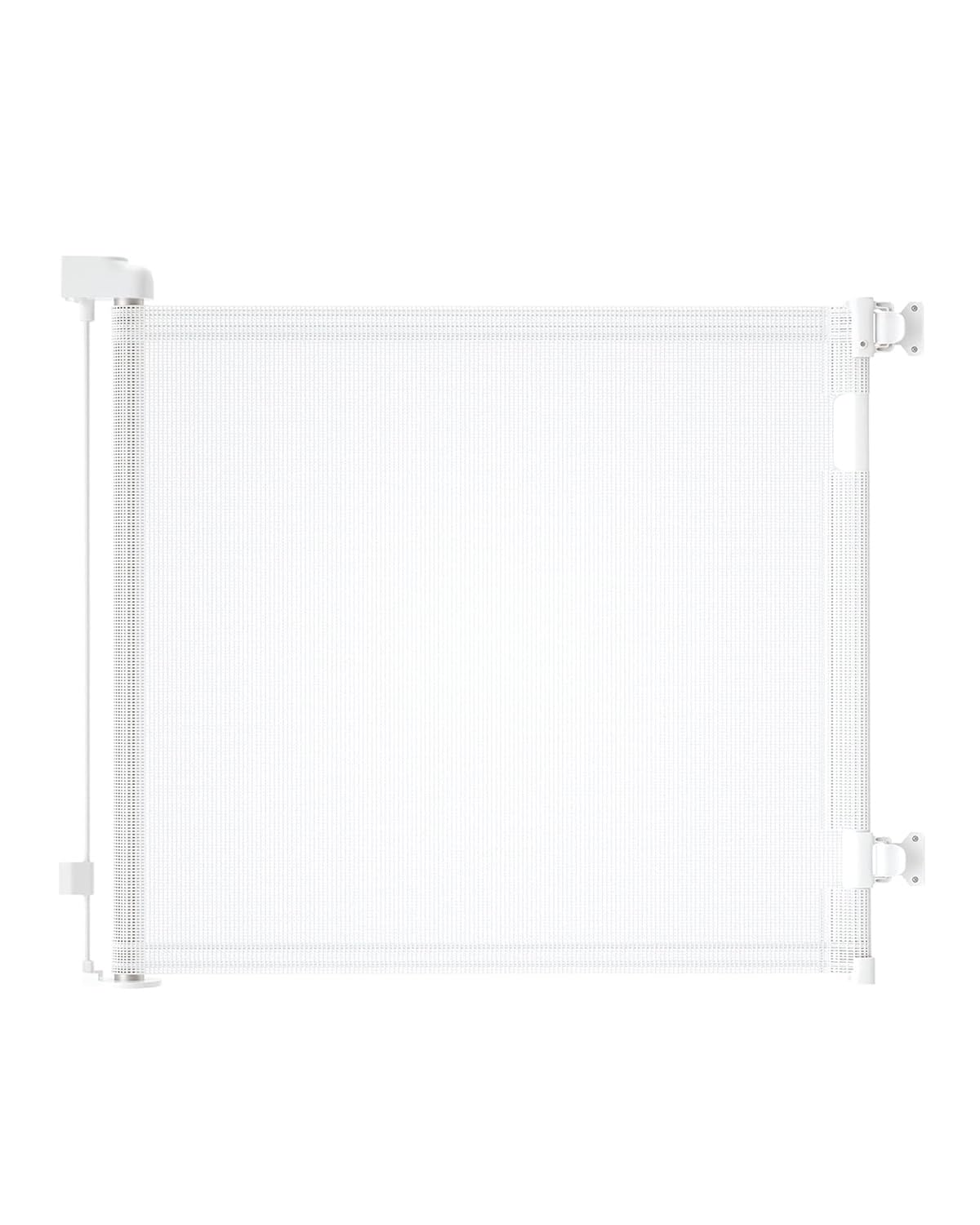 Veraste Retractable Gate doorway setup shows easy installation for busy households.