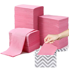 Vercraft disposable changing pad liners 18x13 inches in pink for mess-free changes