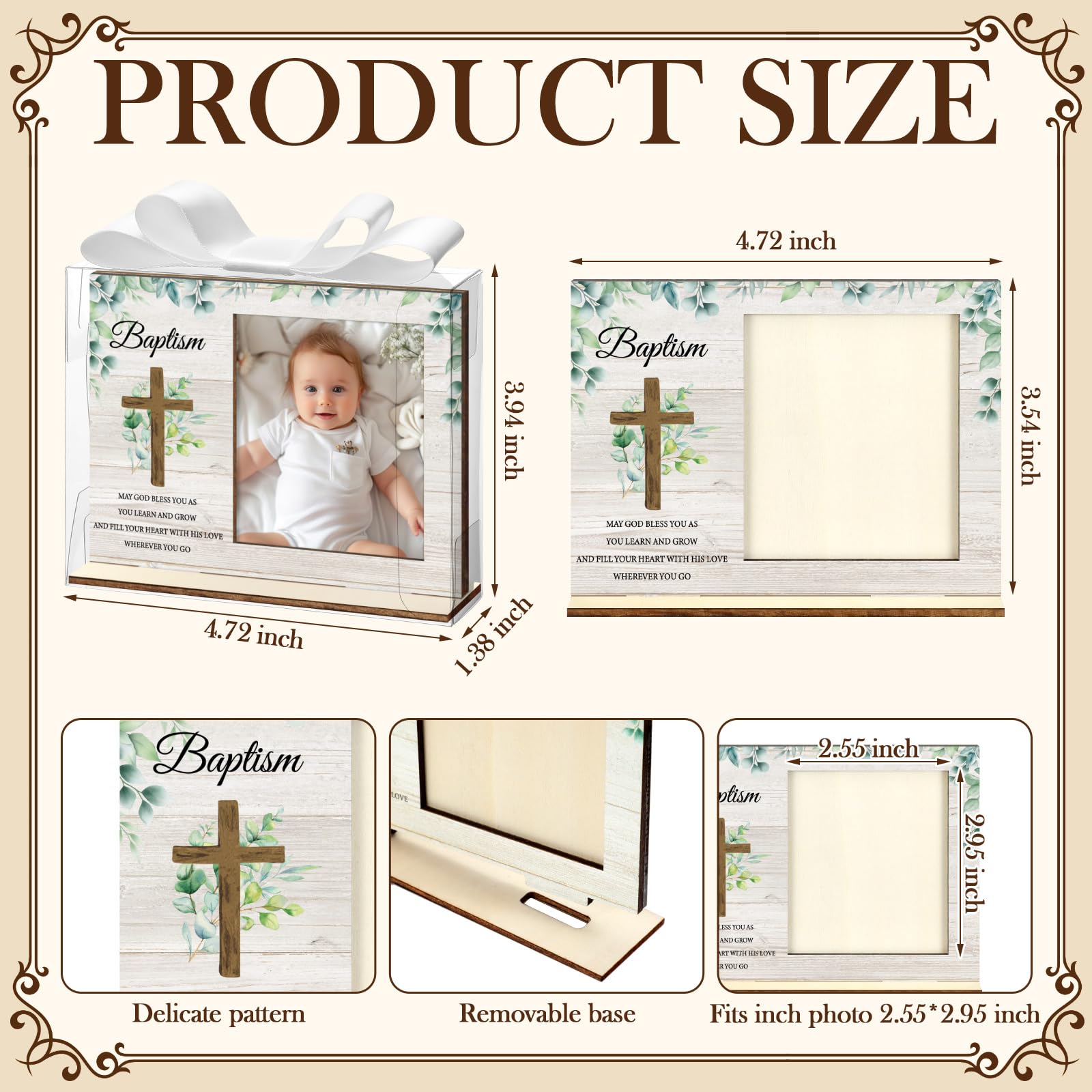 Vercraft PVC storage box keeps the frame safely protected and ready for gifting.