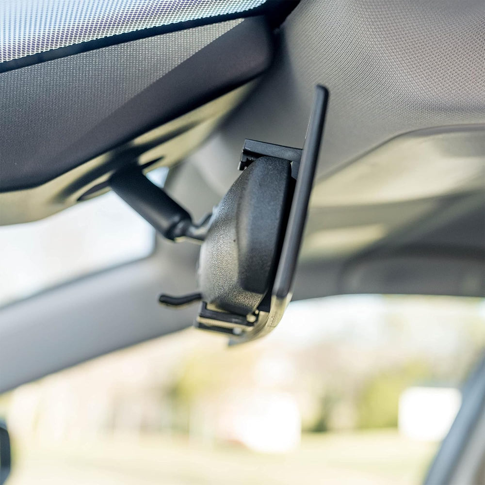 Verivue Mirrors 12-inch panoramic convex mirror expands visibility for wider road awareness.