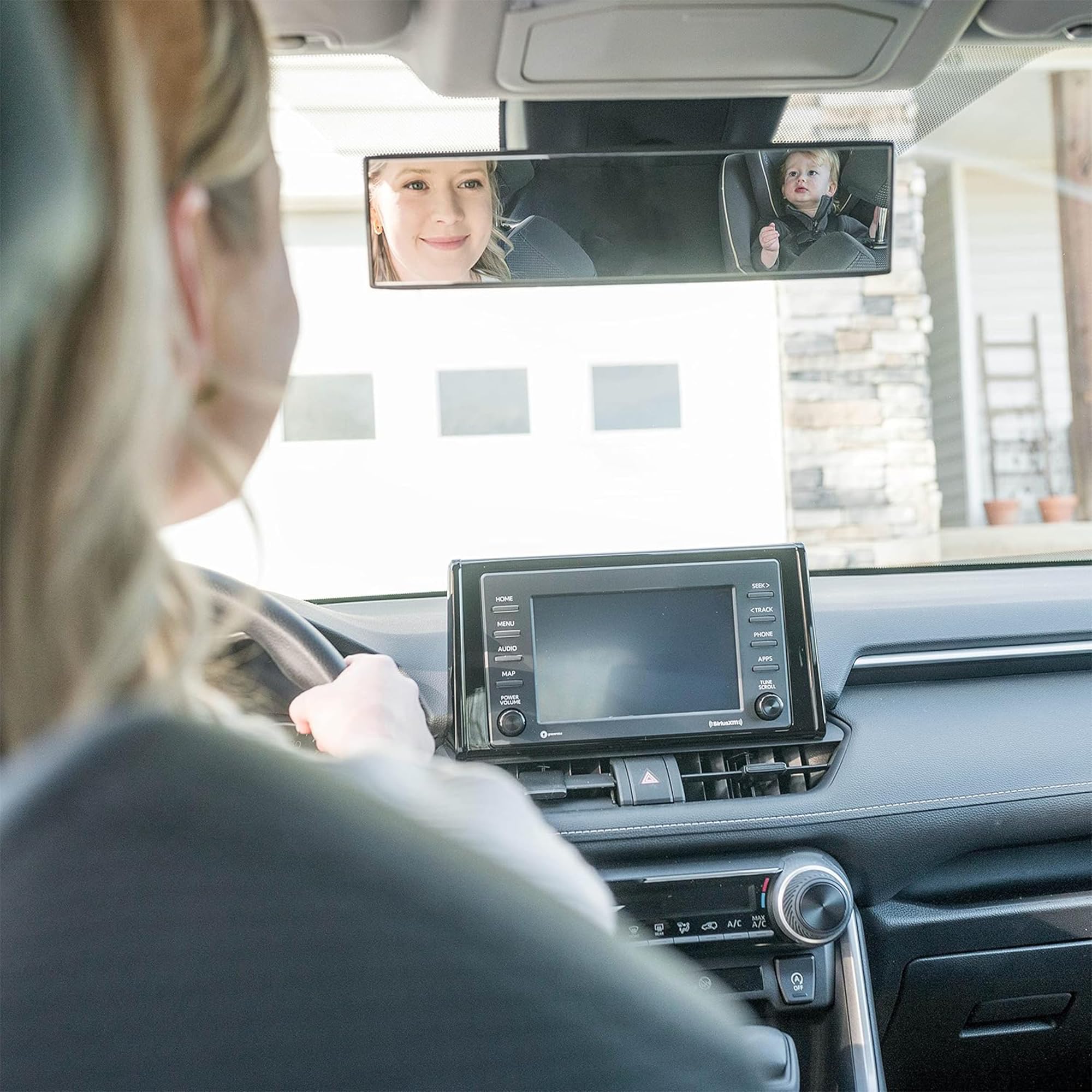 Verivue Mirrors sleek design complements interior while boosting visibility.