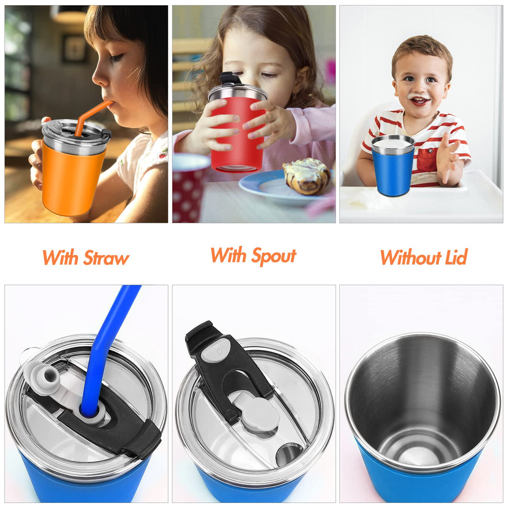 Vermida kids cups in 18-8 stainless-steel construction, built for durability.