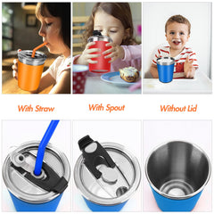 Vermida kids cups in 18-8 stainless-steel construction, built for durability.